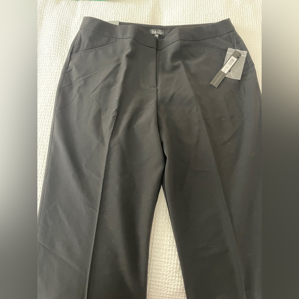 Nicole Miller Essential Easy Care Pant - Black - Picture 2 of 4